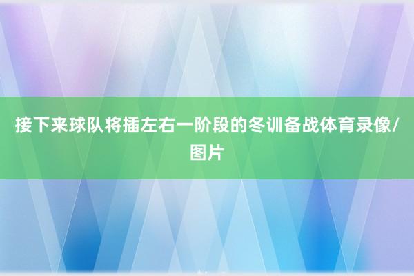 接下来球队将插左右一阶段的冬训备战体育录像/图片